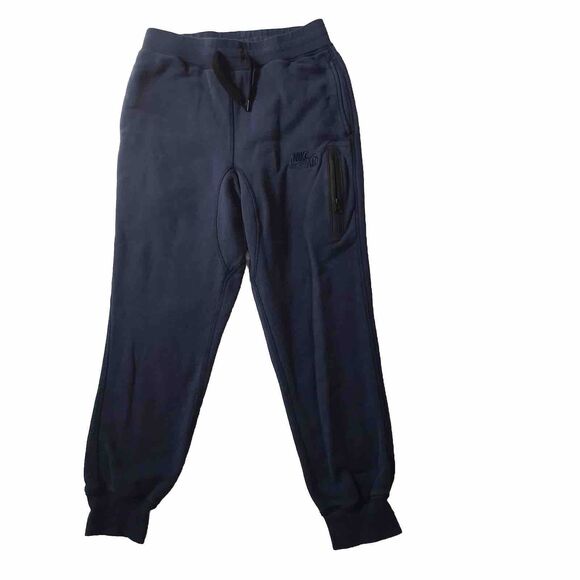 Nike Air Pivot Jogger Sweatpants Mens Size Small Blue Zip Pocket 687054-0410 - Picture 1 of 11